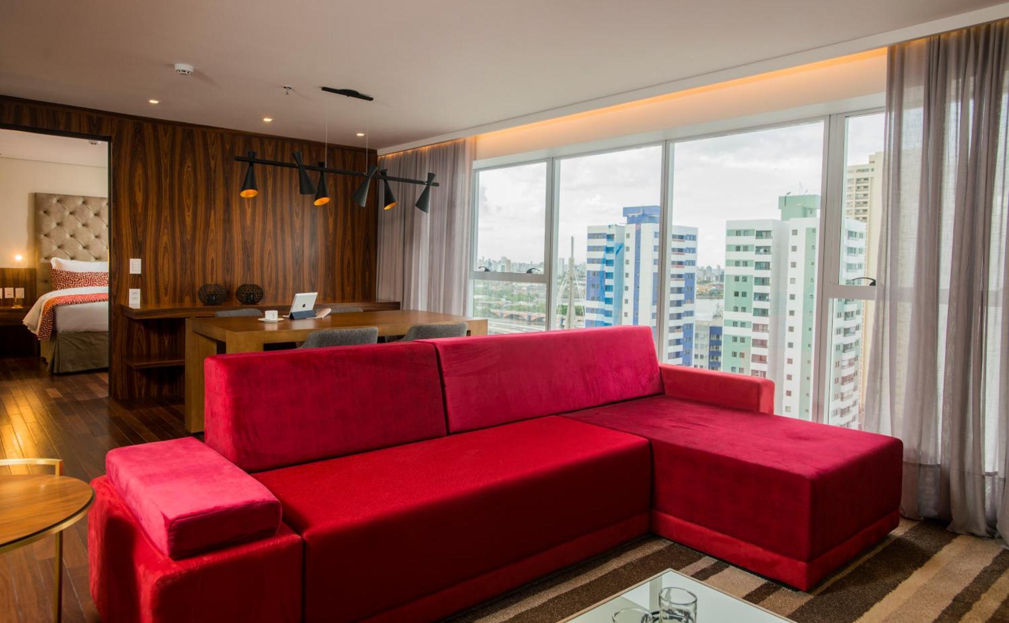 Hotel Luzeiros Recife Cameră foto A modern living room